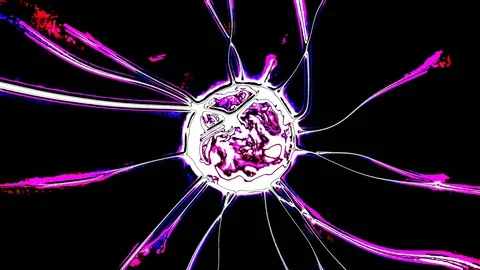 Plasma Ball With Moving Energy Rays, tesla coil, video effects, 4K Vidéo 75809891