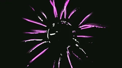 Plasma Ball With Moving Energy Rays, tesla coil, video effects, 4K Vidéo 75810163
