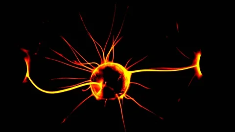 Plasma Ball With Moving Energy Rays, tesla coil, video effects, 4K Vidéo 75810225