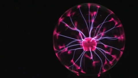 Plasma ball - Plasmalampe Stock Footage 84193607