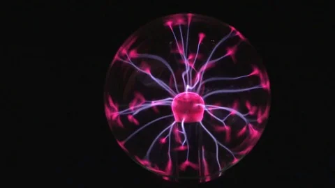 Plasma ball - Plasmalampe Stock Footage 84193931