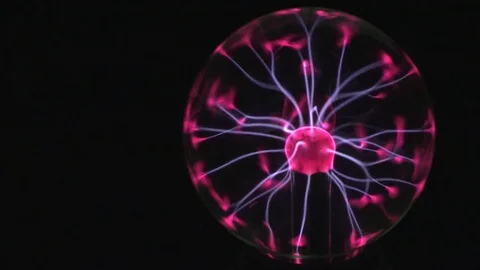 Plasma ball - Plasmalampe Stock Footage 84194216