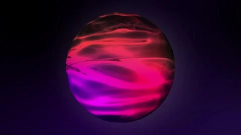 Plasma ball in the space Video stock 309105923