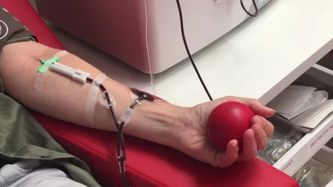 Plasma blood donation Stock Footage 252857921