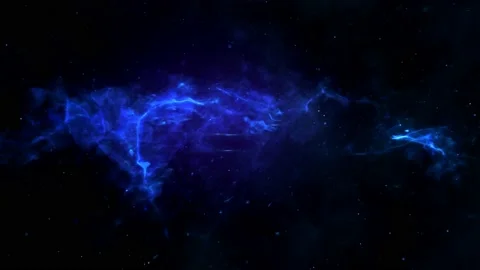 Plasma Bursts Blue Background 4K Loop Stock Footage 220159592