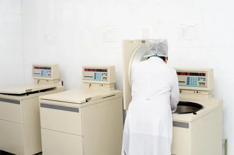Plasma centrifuges Stock Photos