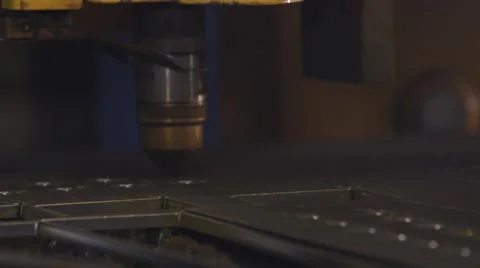 Plasma cutter cutting circle Stock Footage 63230105