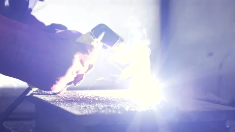 Plasma Cutter Stock Footage 151357536