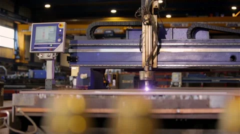 Plasma cutter machine Stock Footage 60640655