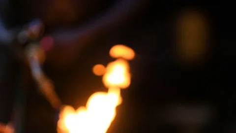 Plasma cutter slicing through hard steel plate fast. Cutting a decoration or Stockbeeldmateriaal 74944253