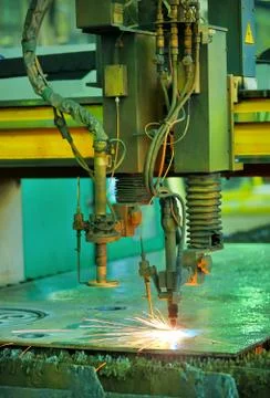Plasma cutting Stock Photos