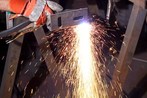 Plasma cutting Stock Photos