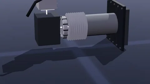 Plasma diagnostic fusion 3d loop 3D animation seamless loop Stock Footage 341779779