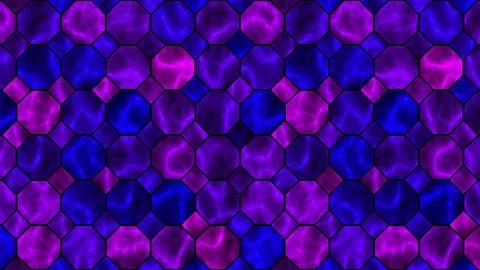 Plasma electricity abstract mosaic seamless loop Stock Footage