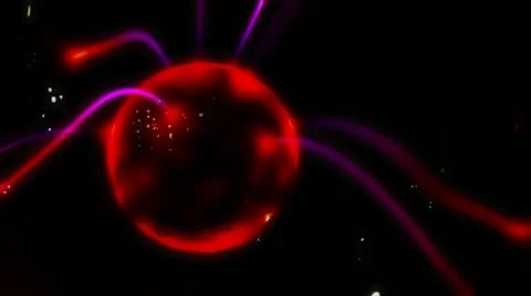 Plasma Energy Ball 1 HD Stock Footage 20439003