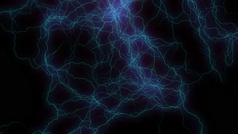 Plasma with energy charges in space. Computer generated sci-fi motion background Stock Footage 112720717