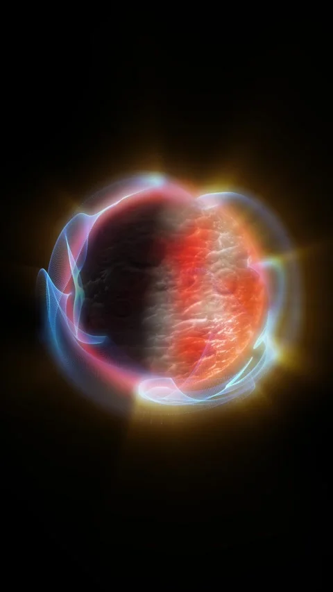 Plasma energy sphere Stock Footage 325575734