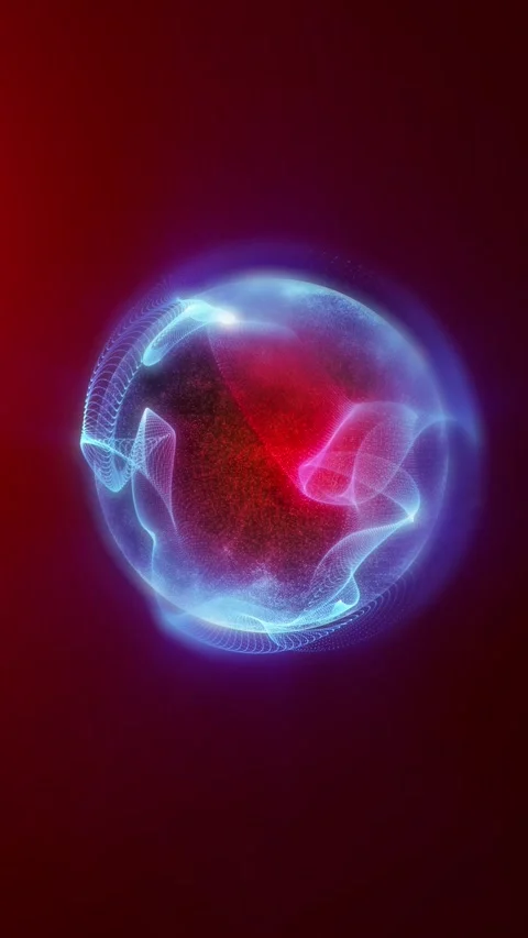 Plasma energy sphere Stock Footage 325576600