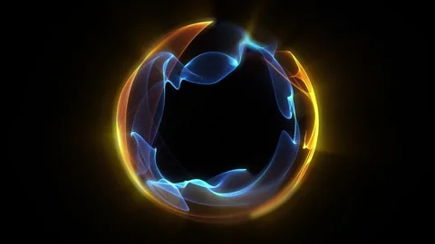 Plasma energy sphere Stock Footage 325576798