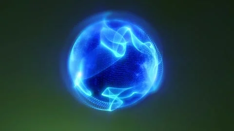Plasma energy sphere Stock Footage 325577500