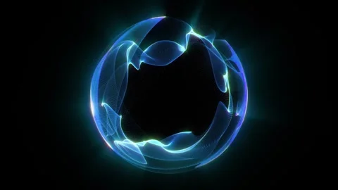 Plasma energy sphere Stock Footage 325577887