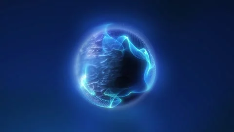Plasma energy sphere Stock Footage 325577924