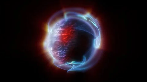 Plasma energy sphere Stock Footage 325577986