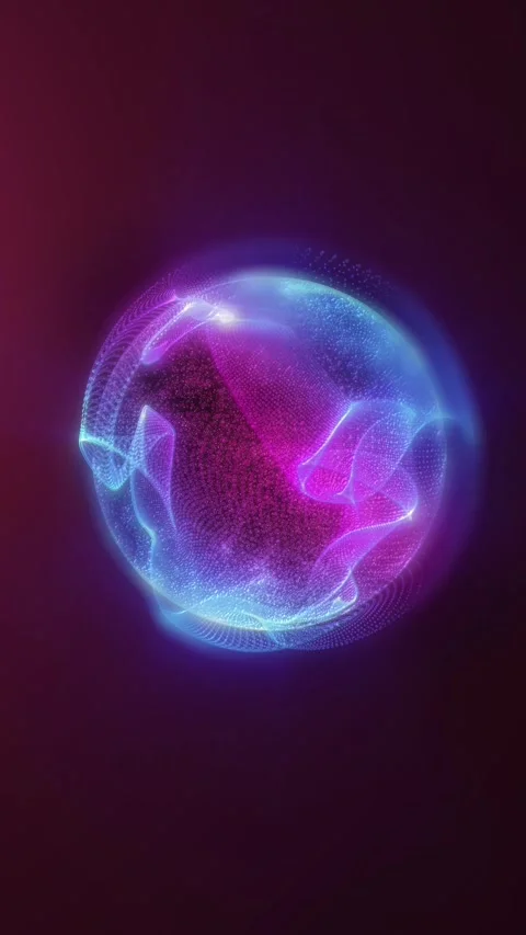 Plasma energy sphere Stock Footage 325578053