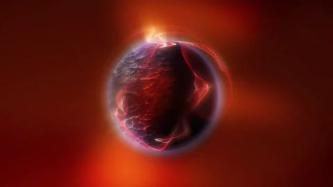 Plasma energy sphere Stock Footage 325578133
