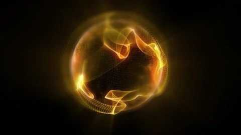 Plasma energy sphere Stock Footage 325578141