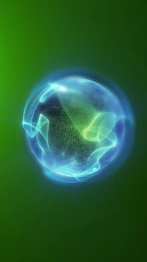 Plasma energy sphere Stock Footage 325578151