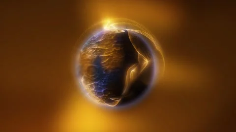 Plasma energy sphere Stock Footage 325578424