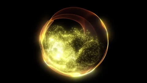 Plasma energy sphere Stock Footage 325580224