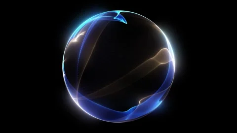 Plasma energy sphere Stock Footage 325580231