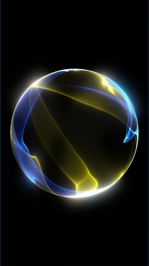 Plasma energy sphere Stock Footage 325580726