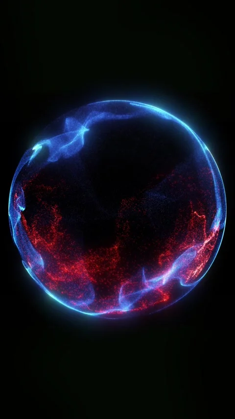 Plasma energy sphere Stock Footage 325590829