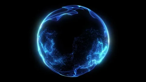 Plasma energy sphere Stock Footage 325591083