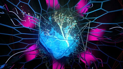 Plasma Engine 4K 01 Video stock 122276796