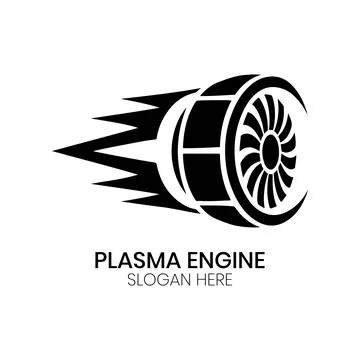 Plasma Engine Professional Logo Design 스톡 일러스트