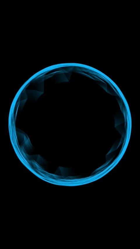 Plasma Funnel Rotating Smoke Cyclone Vortex in Vertical Video Stock Footage 346415355