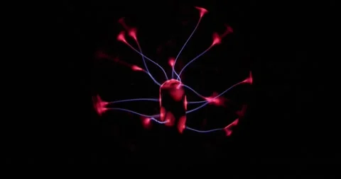 Plasma Globe Slow Motion Stock Footage 247132909