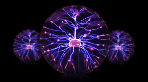 Plasma Lamp 1 + Stand 3mal Video stock 33332079