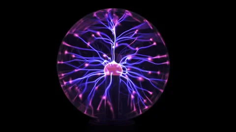 Plasma Lamp 1 + Stand Stock Footage 33066118