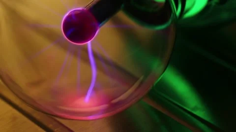 Plasma Lamp Arcing Stock Footage 44697703