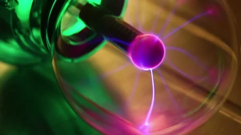 Plasma Lamp Arcing Stock Footage 44697732