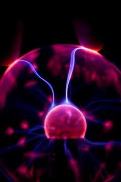 Plasma Lamp Foto stock