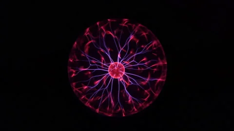 Plasma Light Magic Flash Ball. Stock Footage 130952930