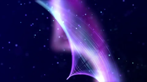 Plasma Lights Galaxy Motion Background Loop Stock Footage 197561954