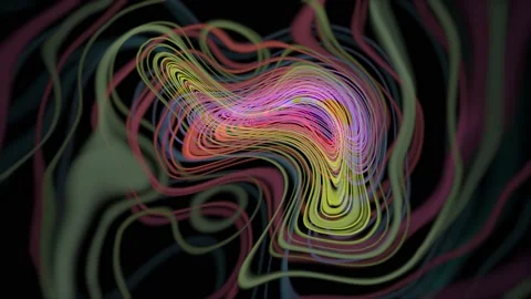 Plasma neon strings Stock Footage 141060779