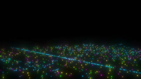 Plasma ring on a dark background. Animation. Abstract background. Stock Footage 101381857